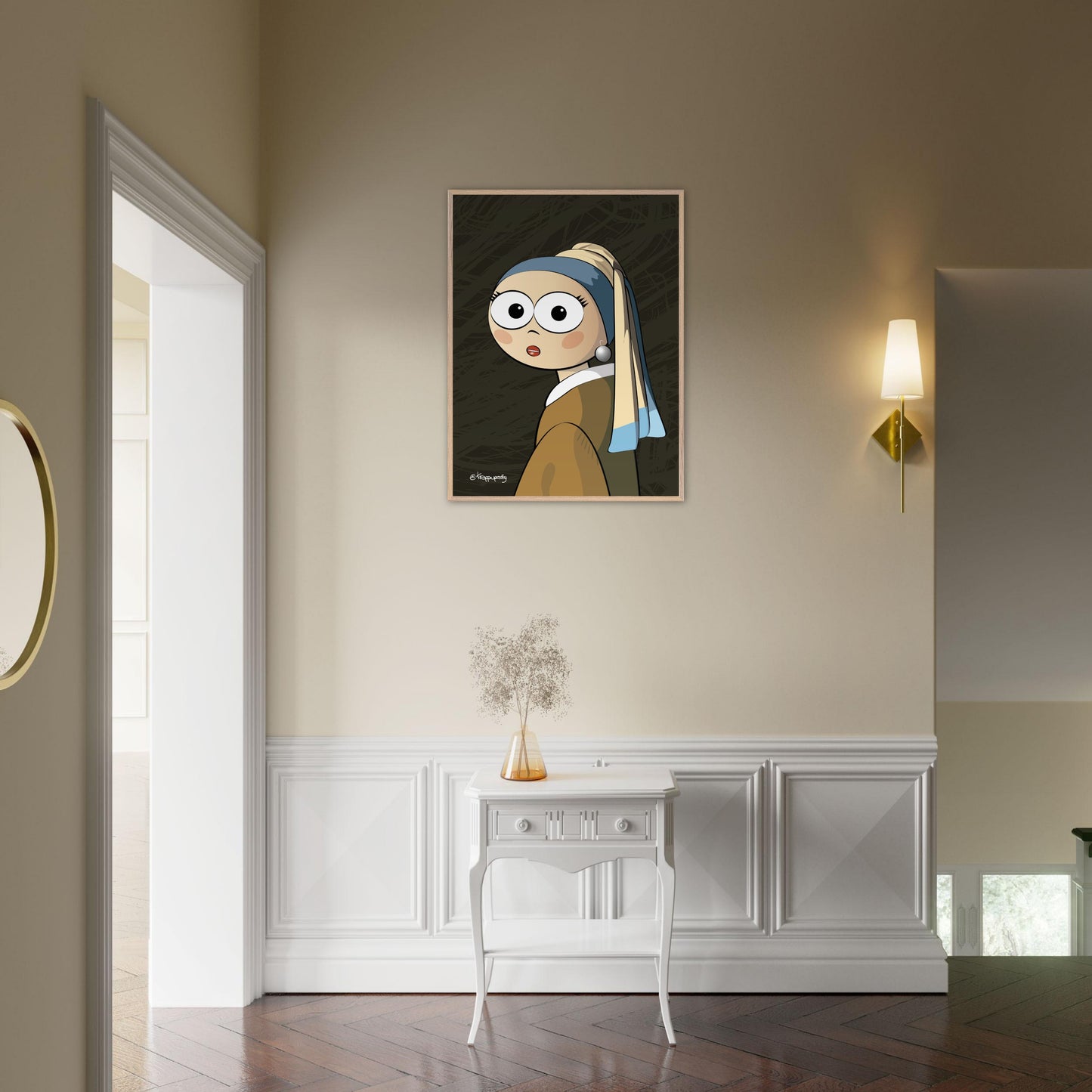 PerlaK | Ragazza con Perla - Quadro Vermeer