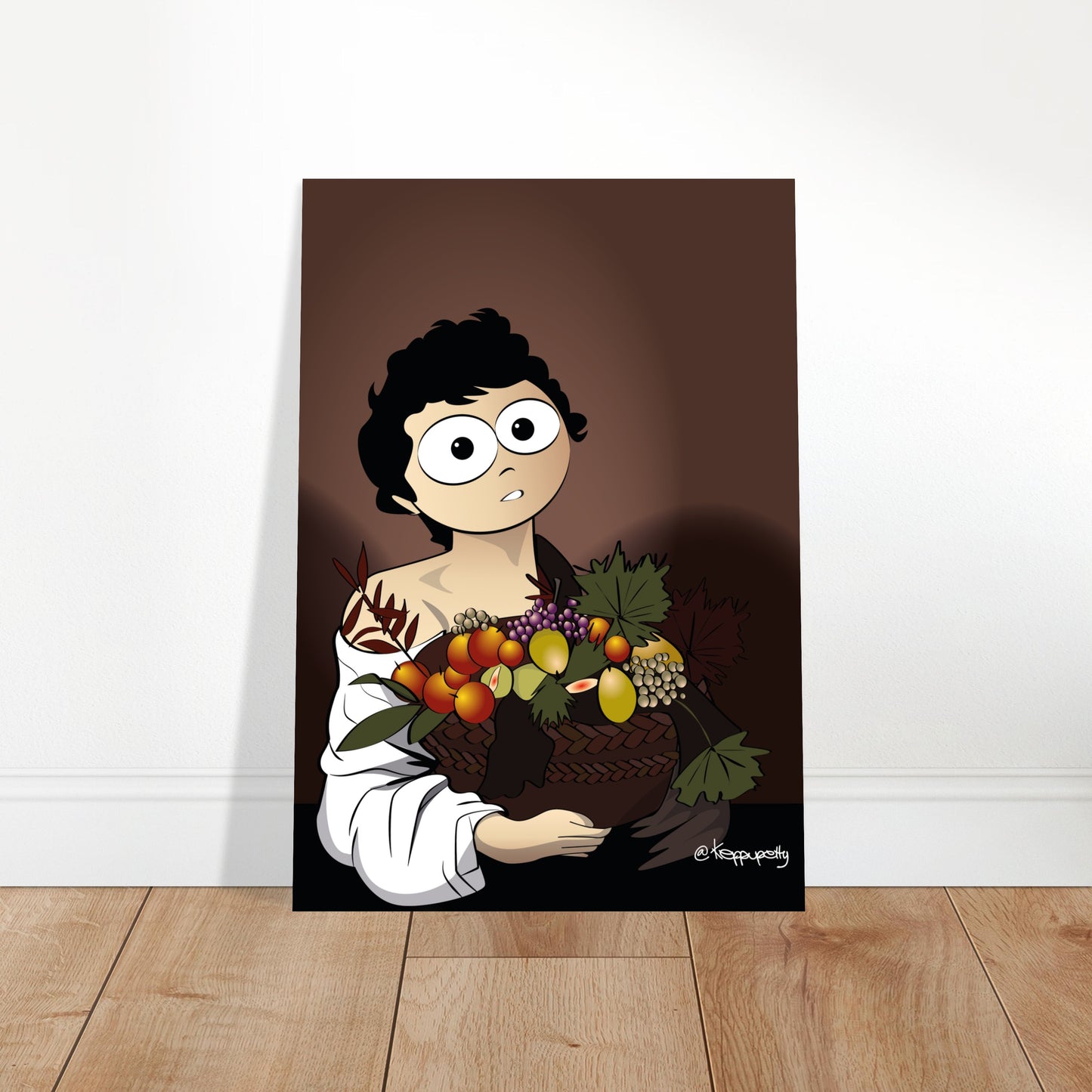 Karava | Ragazzo con Frutta - Quadro Caravaggio