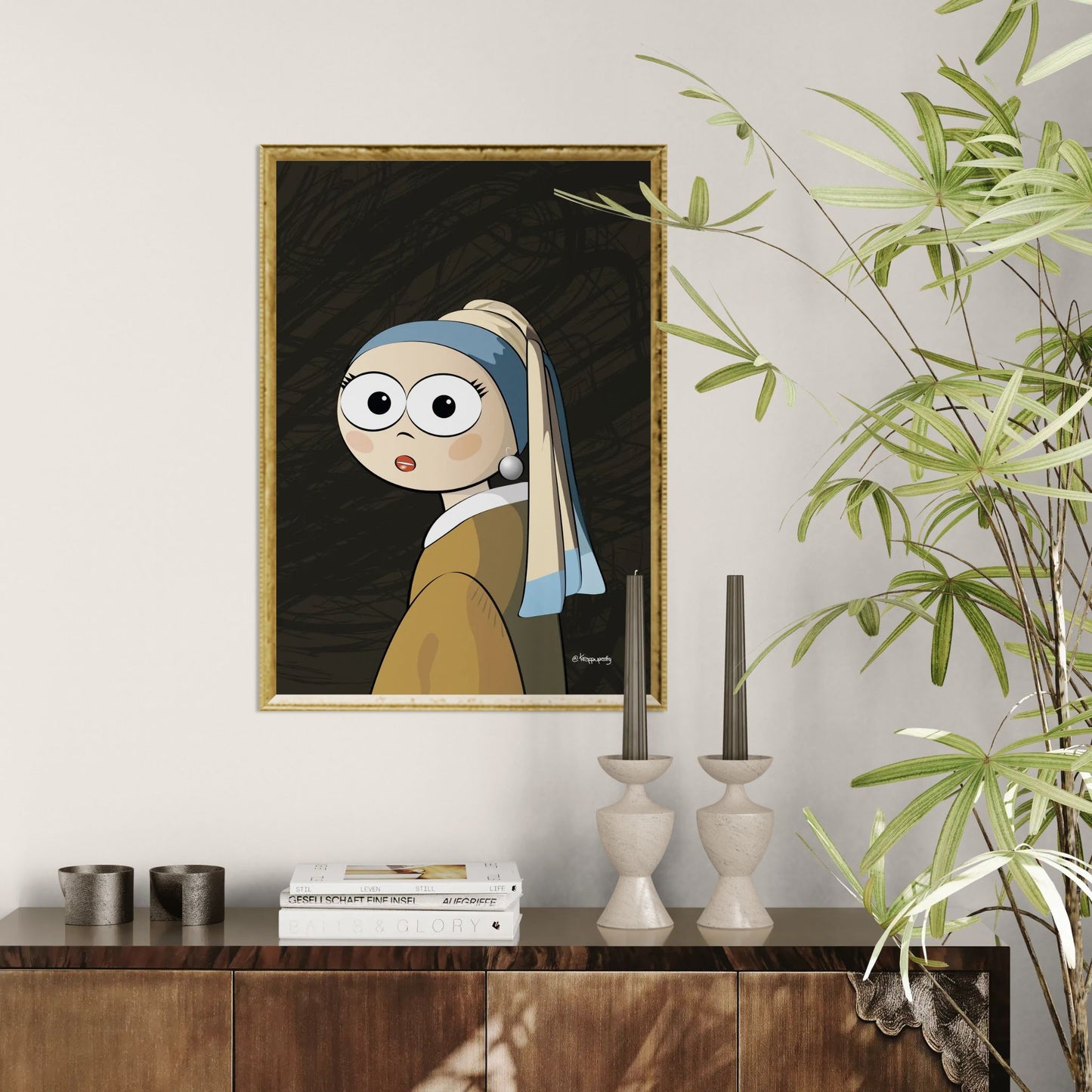 PerlaK | Ragazza con Perla - Quadro Vermeer