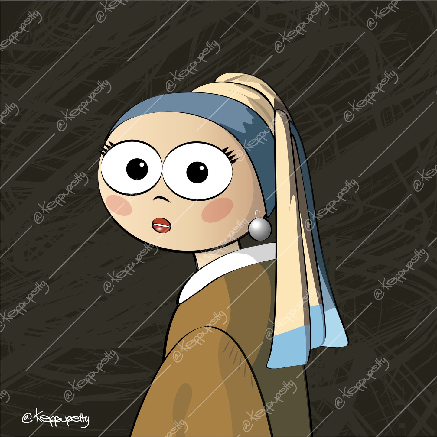 PerlaK | Ragazza con Perla - Quadro Vermeer