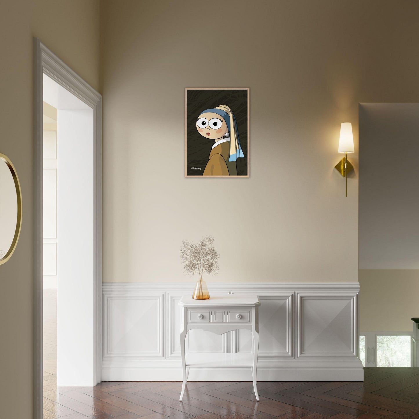 PerlaK | Ragazza con Perla - Quadro Vermeer