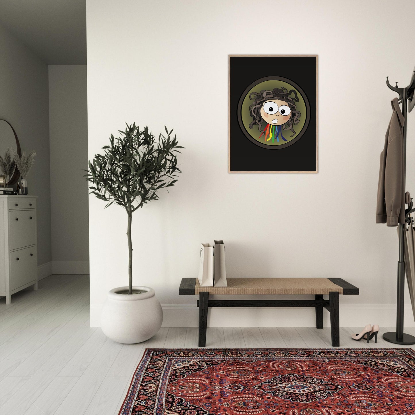MeduKa | Quadro Caravaggio - Rainbow