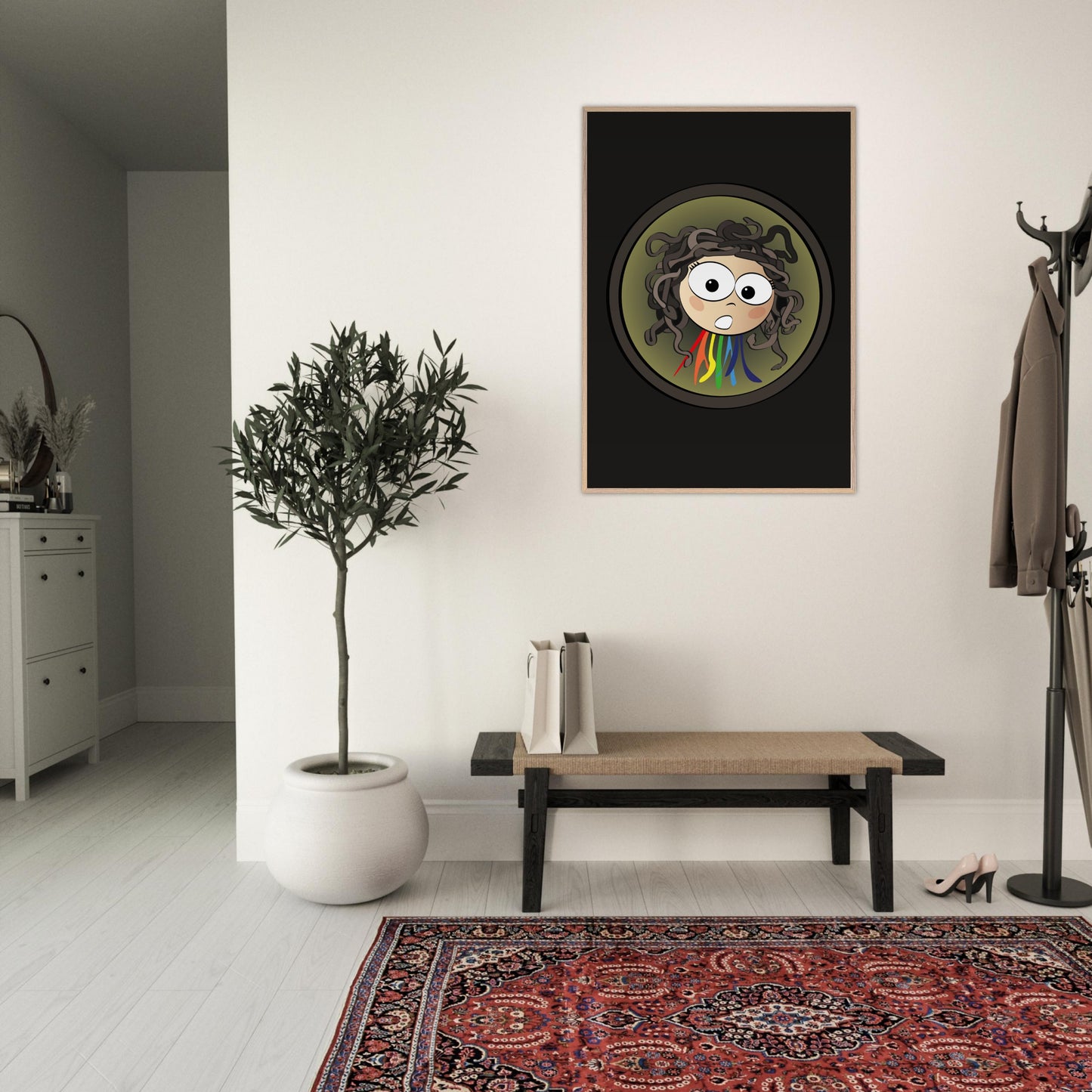 MeduKa | Quadro Caravaggio - Rainbow