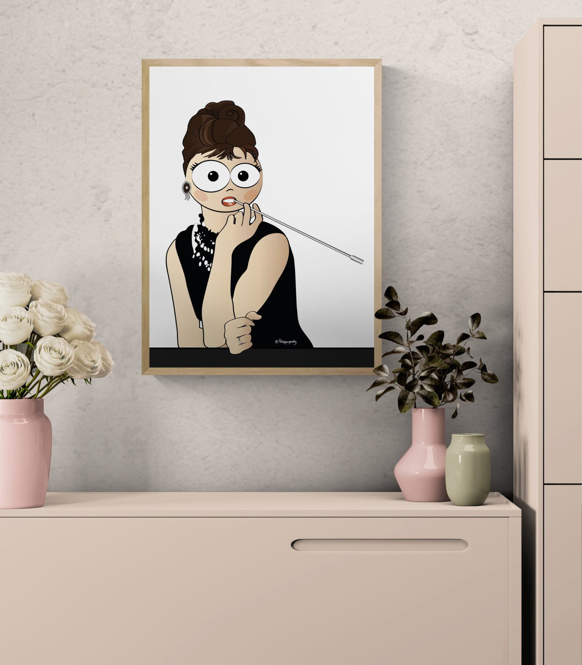Kiffany | Audrey Hepburn – Quadro Elegante