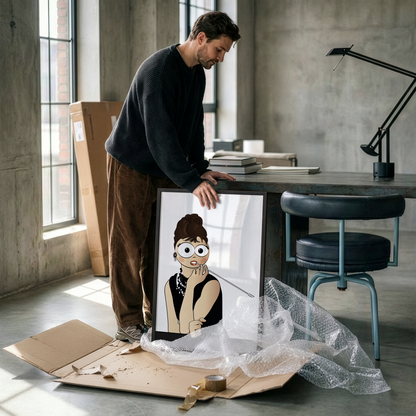 Kiffany | Audrey Hepburn – Quadro Elegante