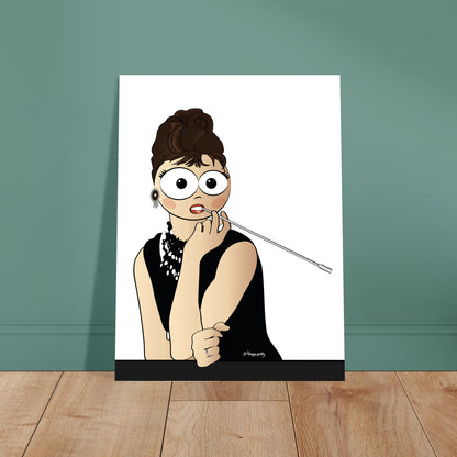 Kiffany | Audrey Hepburn – Quadro Elegante