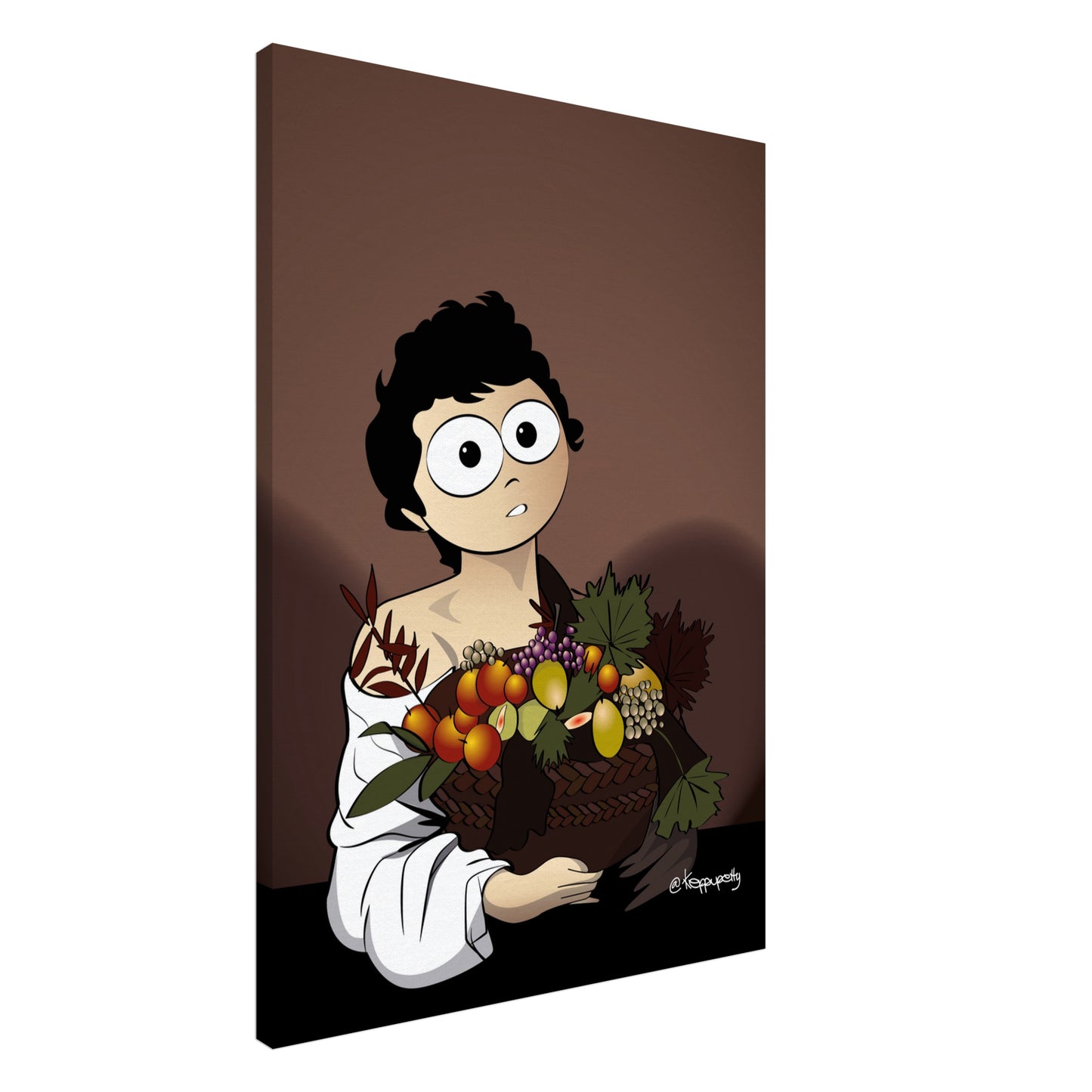 Karava | Ragazzo con Frutta - Quadro Caravaggio