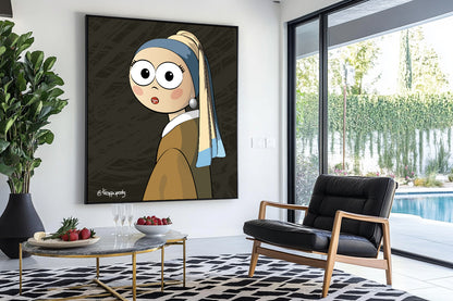 PerlaK | Ragazza con Perla - Quadro Vermeer